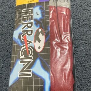 Ferracini 2 Men’s White Fly Front Briefs Size XL( 40-42) 100% Cotton,new